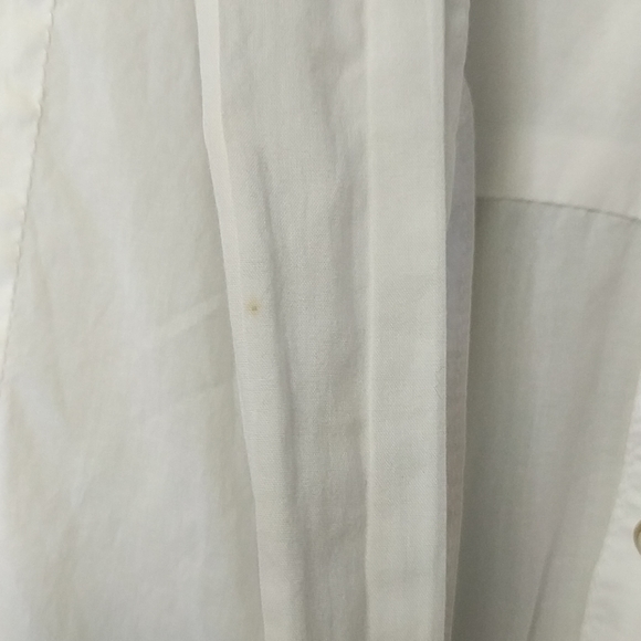 [Juicy Couture] Pleated Tie Front Button-up blouse - Picture 3 of 7